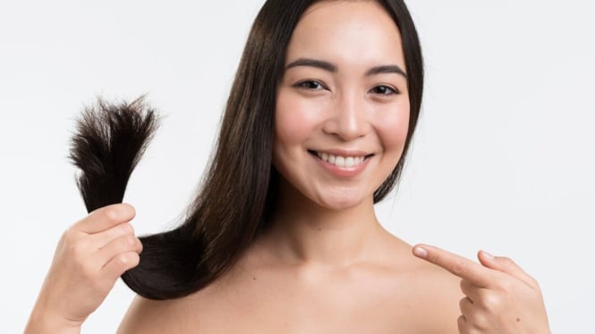 Ilustrasi Rambut Bercabang