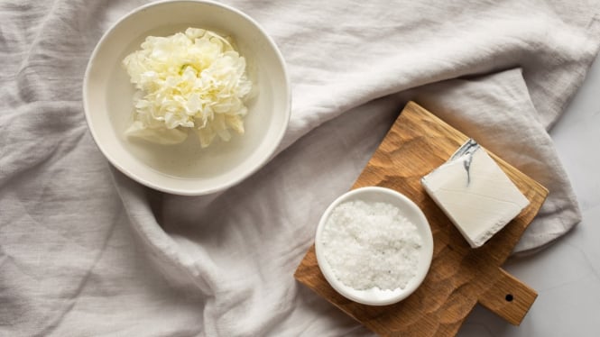 Ilustrasi body scrub.