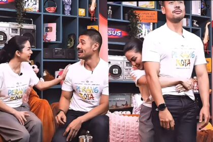 Geger Aksi Ariel Tatum Gendong Chicco Jerikho, Netizen: Kebayang Perasaan Putri Marino Gimana