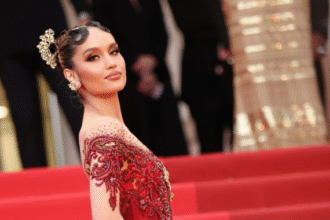 Penampilan Cinta Laura Kiehl di karpet merah festival film Cannes, Prancis. ANTARA/HO L’Oréal Paris Indonesia)