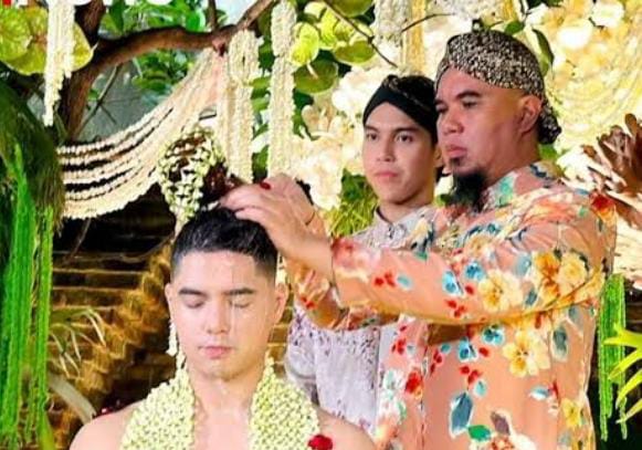 Ahmad Dhani dan Mulan Jameela Tinggalkan Acara Siraman Al Ghazali, Ini Alasannya