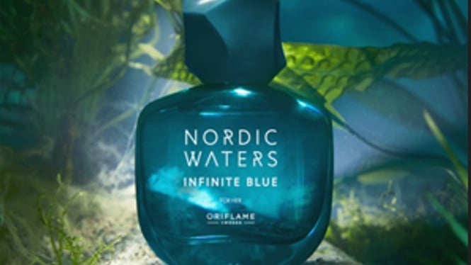 Nordic Waters Infinite Blue parfum terbaru Oriflame