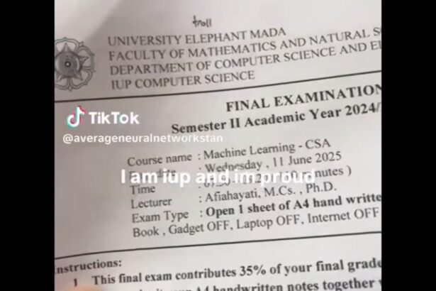 Mahasiswa UGM Viralkan Kesalahan Terjemahan ‘University Elephant Mada’ di Kertas Ujian, Dapat Teguran Kampus