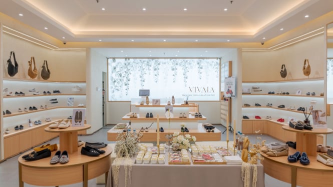 Sepatu ramah lingkungan.