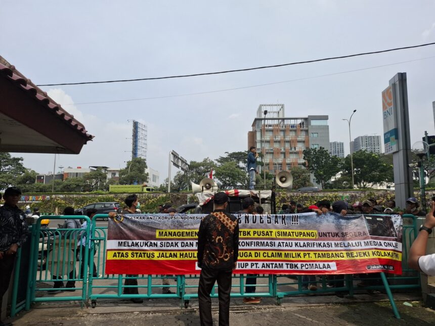 DPD LAKI Sultra Desak Kejagung Usut Dugaan Kongkalingkong PT Antam dan PT TRK di Pomalaa