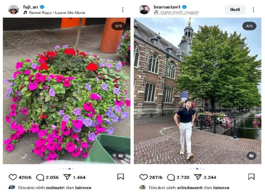 Gara-gara Postingan Foto, Fuji Diduga Liburan Bareng Verrell Bramasta