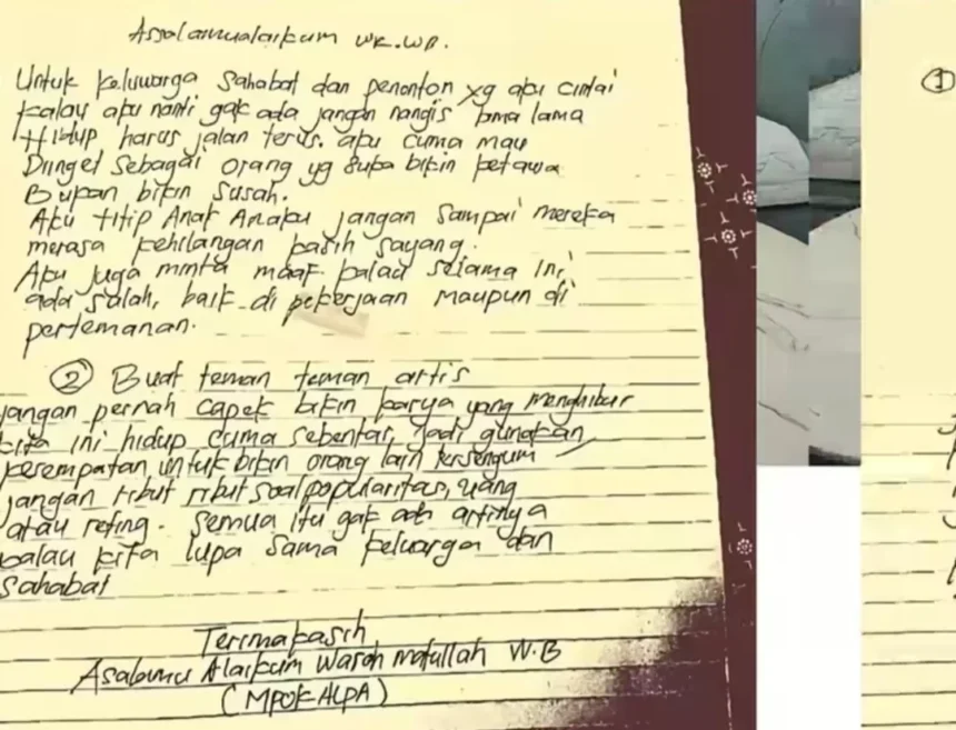 Surat Wasiat Diklaim dari Mendiang Mpok Alpa Beredar Luas, Ini Klarifikasi Sang Suami