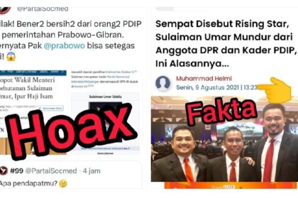Partai Socmed Dituding Sengaja Sebar Hoax untuk Adu Domba Presiden Prabowo dan Megawati