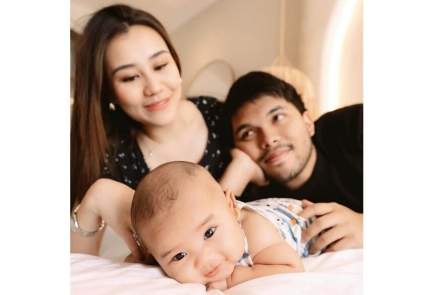 Perdana, Aaliyah Massaid dan Thariq Halilintar Ungkap Wajah Bayinya