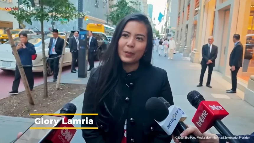 Sosok Glory Lamria, Mahasiswi Indonesia yang Viral dan Disebut Nikmati Fasilitas Mewah saat Sambut Prabowo di New York