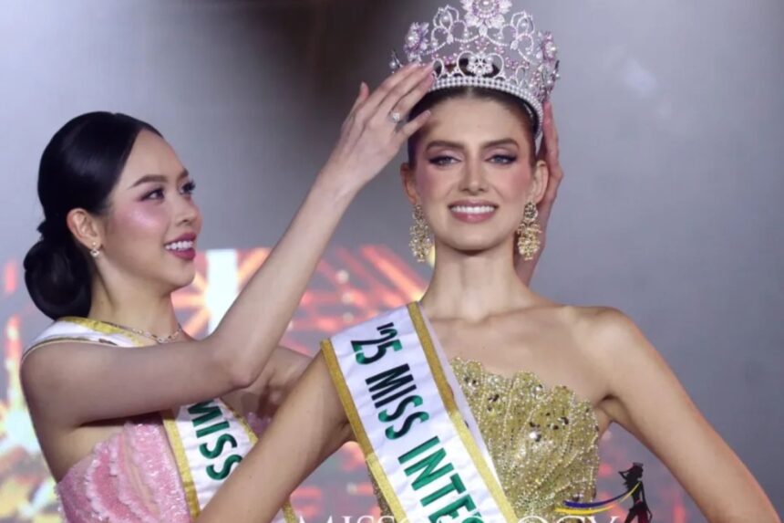 Sosok Catalina Duque sebagai pemenang Miss International 2025