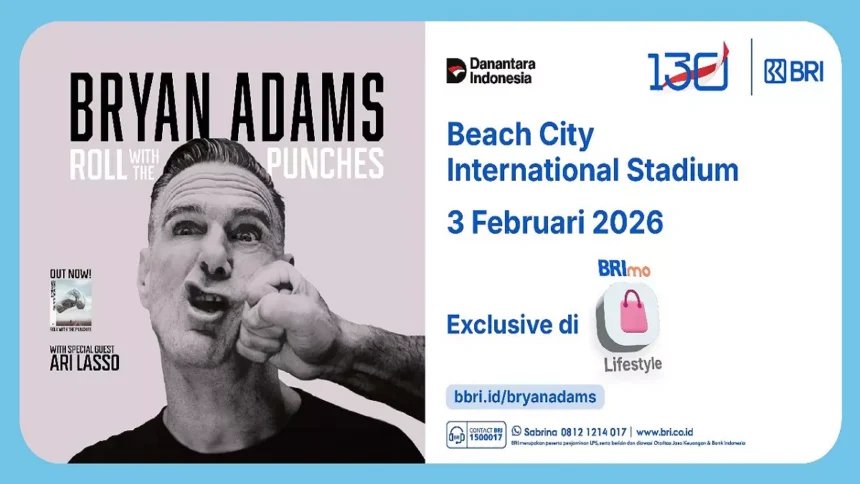Nikmati Aksi Penyanyi Legendaris Bryan Adams di Jakarta, Tiket Bisa Dibeli di BRImo