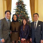 Katy Perry dampingi Justin Trudeau bertemu mantan PM Jepang