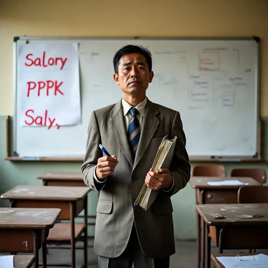 Digaji Rp15 Ribu, Guru PPPK Paruh Waktu Tetap Bertahan di Tengah Keterbatasan